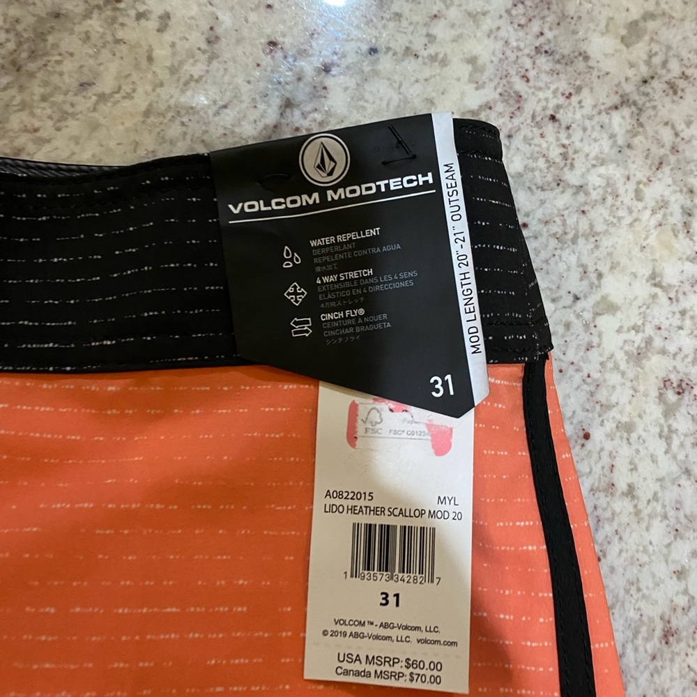 Volcom ModTech Swim‎ Trunks - NWT - Picture 5 of 6